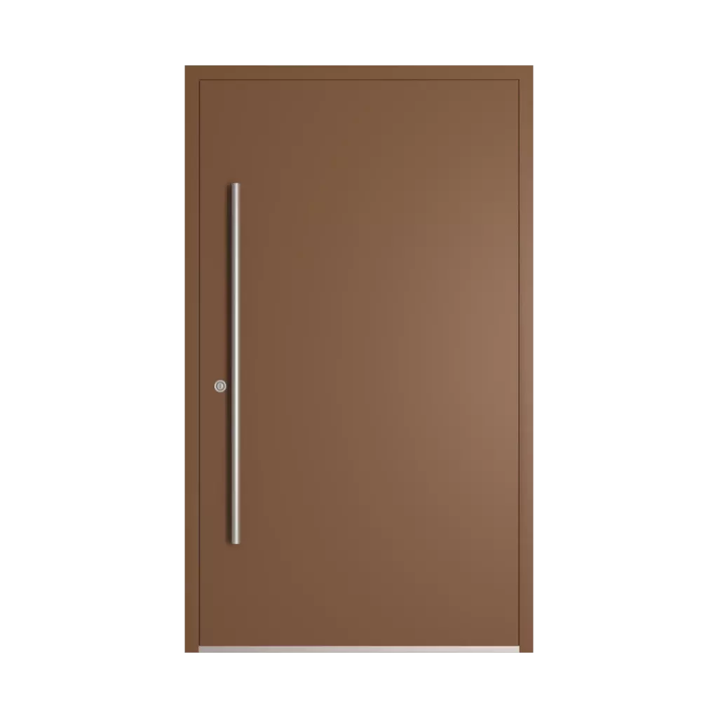 RAL 8024 Beigebraun hausturen modelle dindecor sk03-corten  