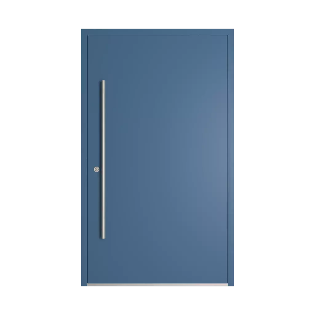 RAL 5007 Brillantblau hausturen modelle dindecor 6028-pvc  