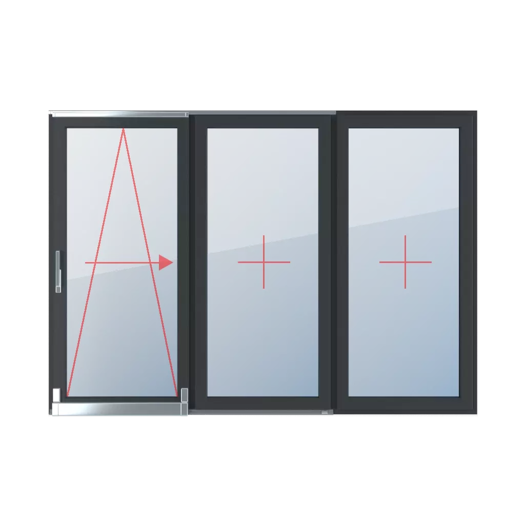 Kipp-Schiebe-rechts, Festverglasung im Flügel produkte psk-parallel-schiebe-kipp-terrassenfenster    