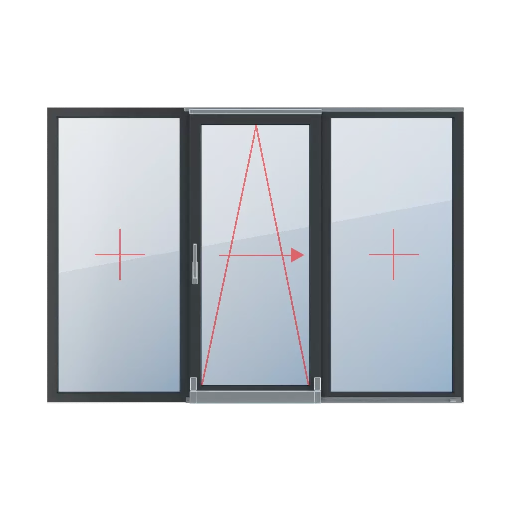 Festverglasung im Rahmen, Kipp-Schiebe rechts, Festverglasung im Rahmen produkte psk-parallel-schiebe-kipp-terrassenfenster    