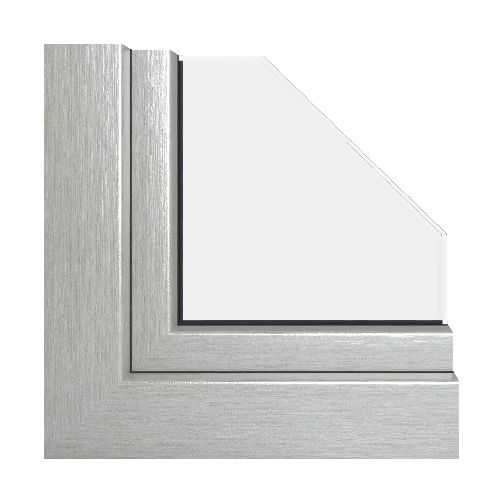 Aluminium gebürstet fenster fensterprofile veka perfectline-standard