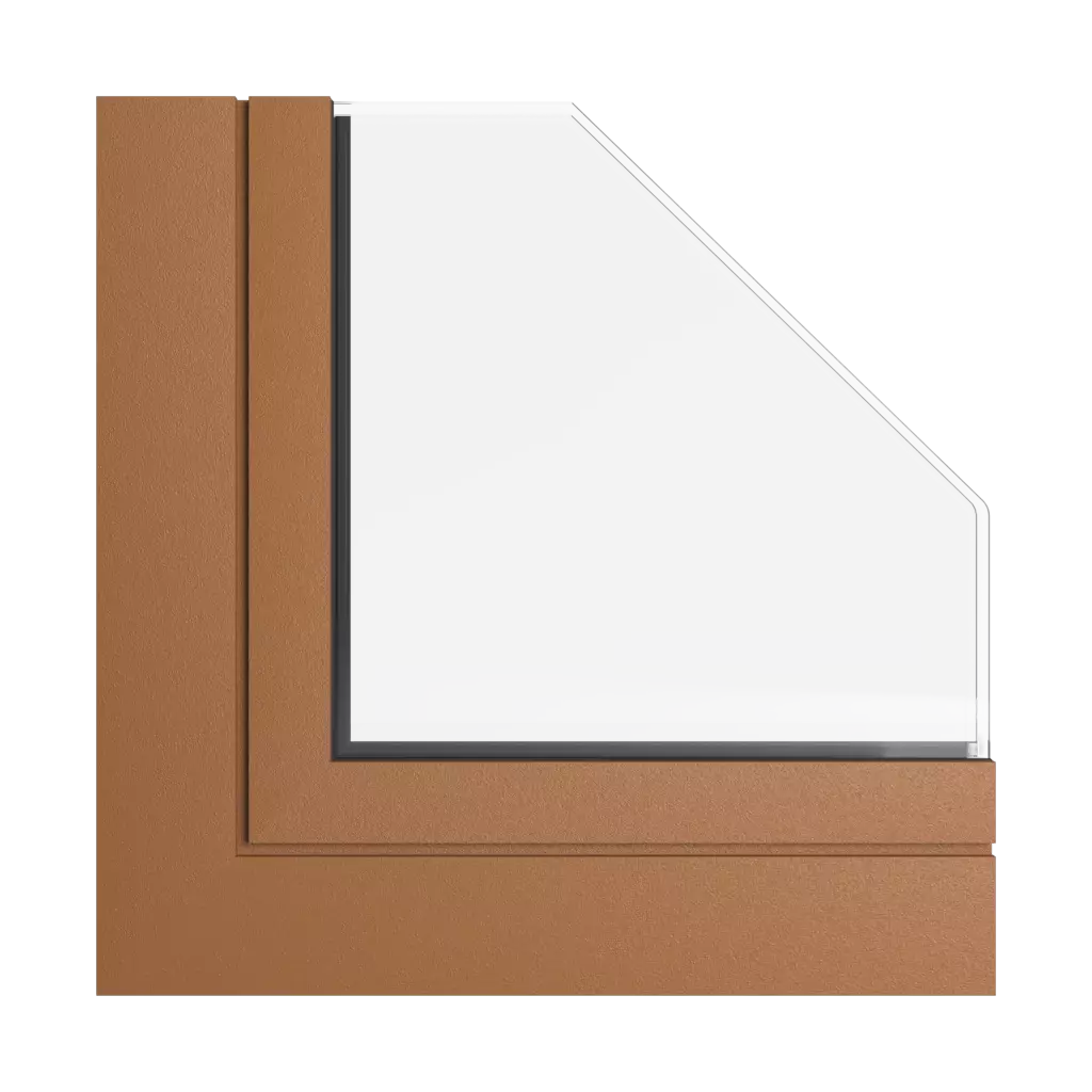 Honigbraun fenster fensterprofile aliplast