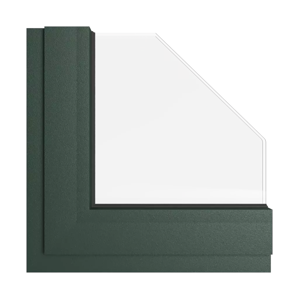 Tannengrün fenster fensterfarbe aliplast-farben tannengruen interior