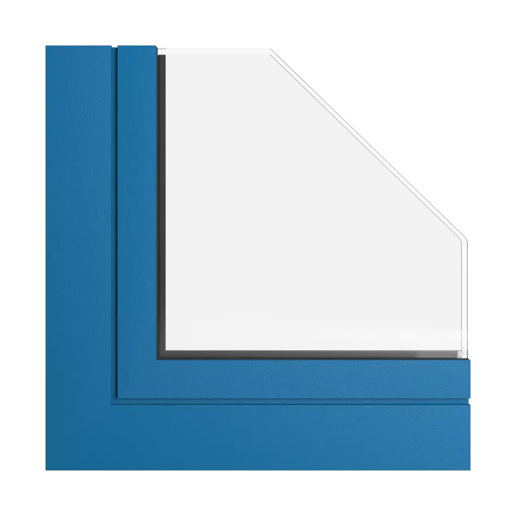 Blauer mittlerer Tiger produkte aluminiumfenster    