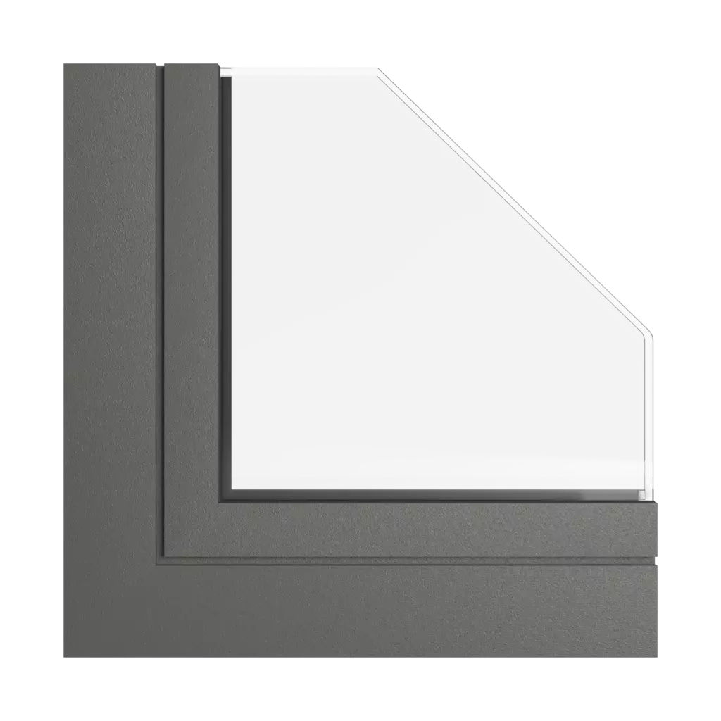 Grauer dunkler Tiger produkte fensterpakete aluminium-standard-plus   