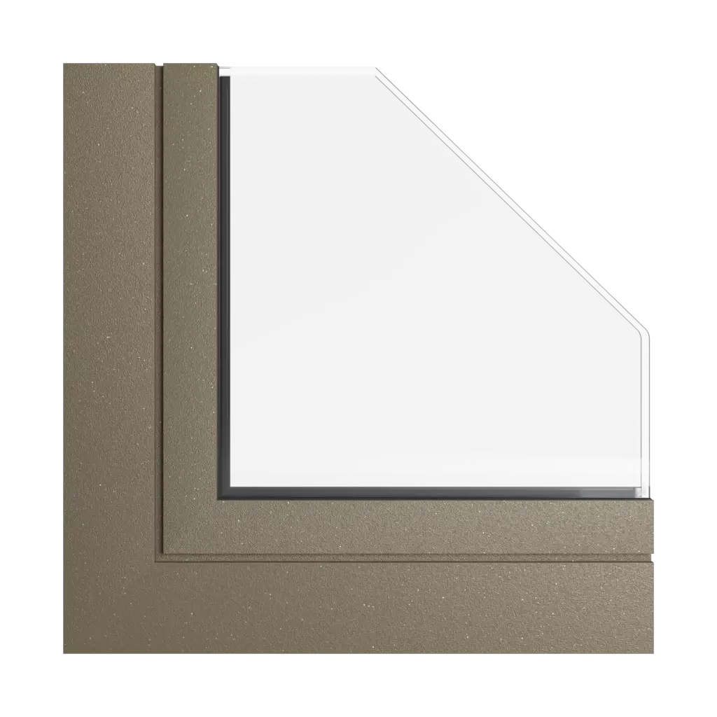 Brauner Ichr-Tiger fenster fensterprofile aliplast