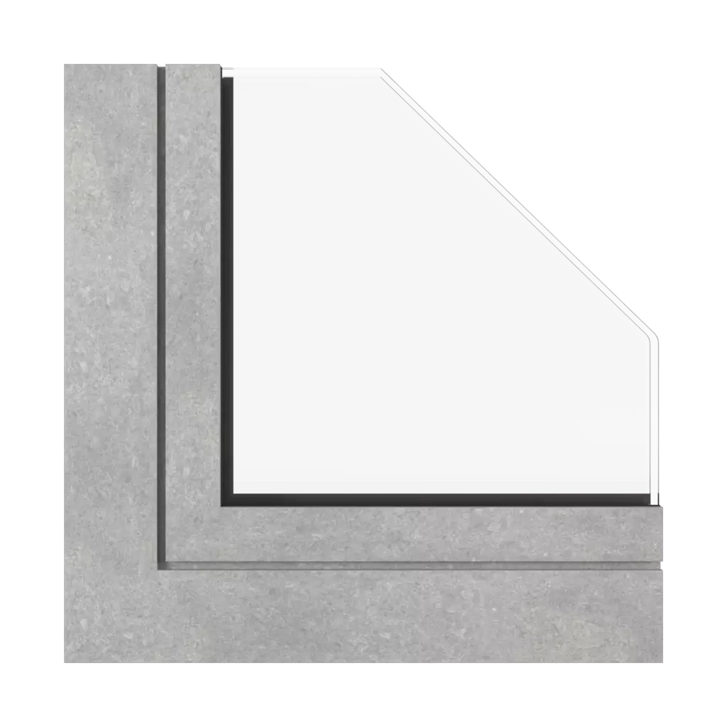 Beton fenster fensterprofile aluprof mb-sr50n-effekt