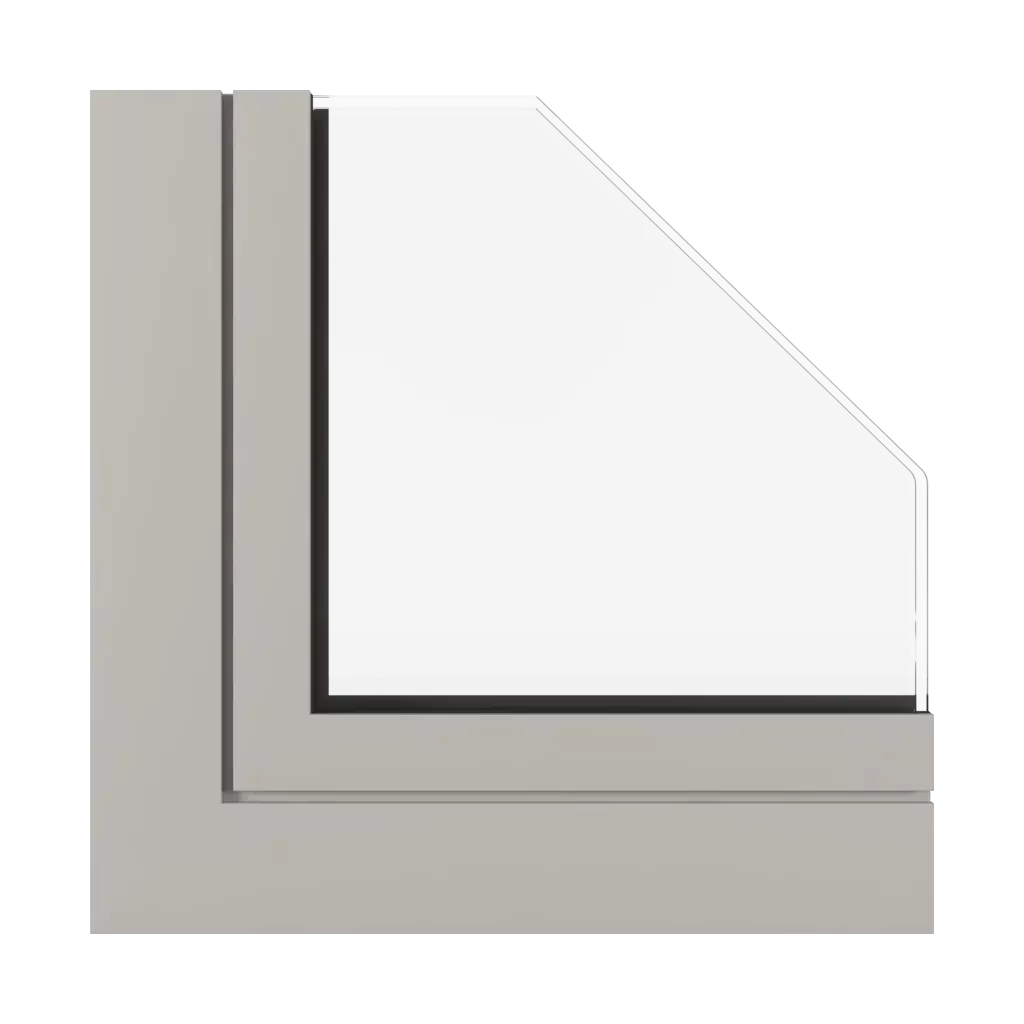 Grauer SK fenster fensterprofile aluprof mb-78ei-sprossenlose-feuerfeste-waende