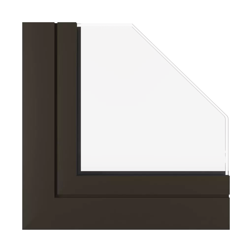 Dunkelbrauner SK fenster fensterprofile aluprof mb-118ei