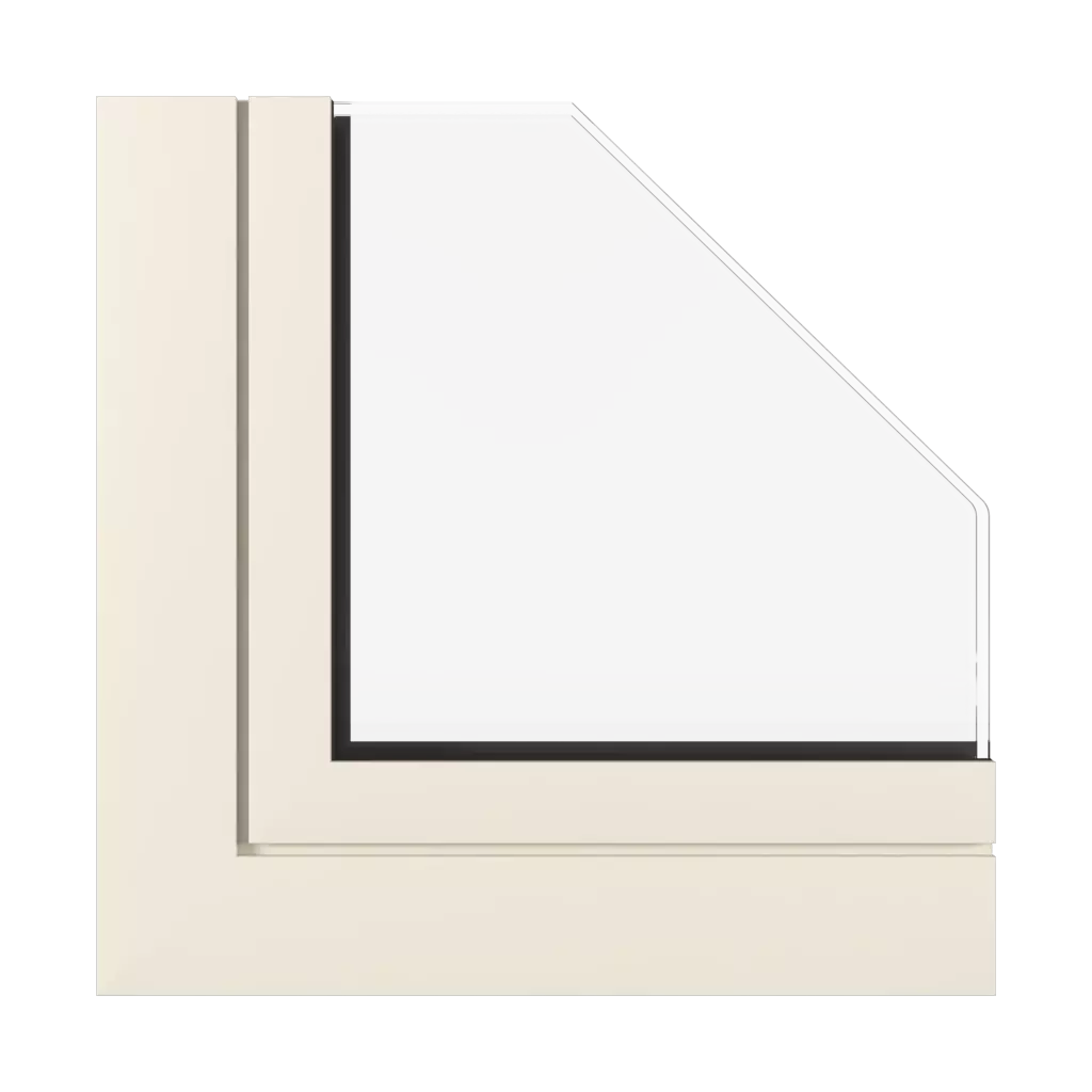 Cremeweißer SK fenster fensterprofile aluprof mb-sr50n