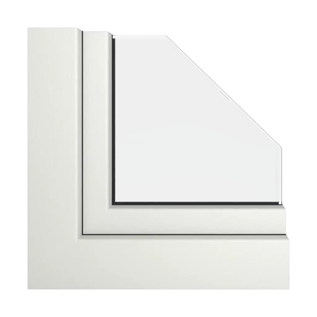 Weißer Papyrus fenster fensterprofile aluplast smart-slide