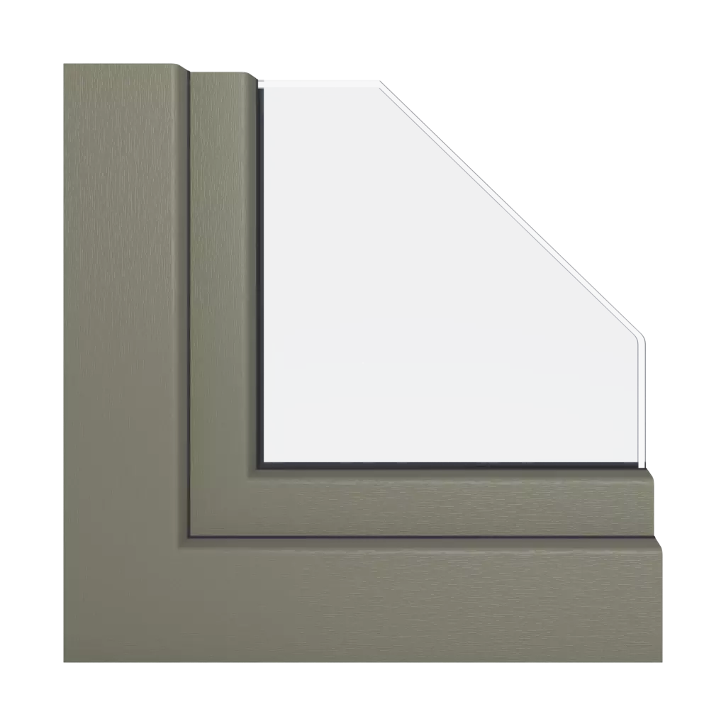 Zementgrau fenster fensterprofile schueco corona-ct-70