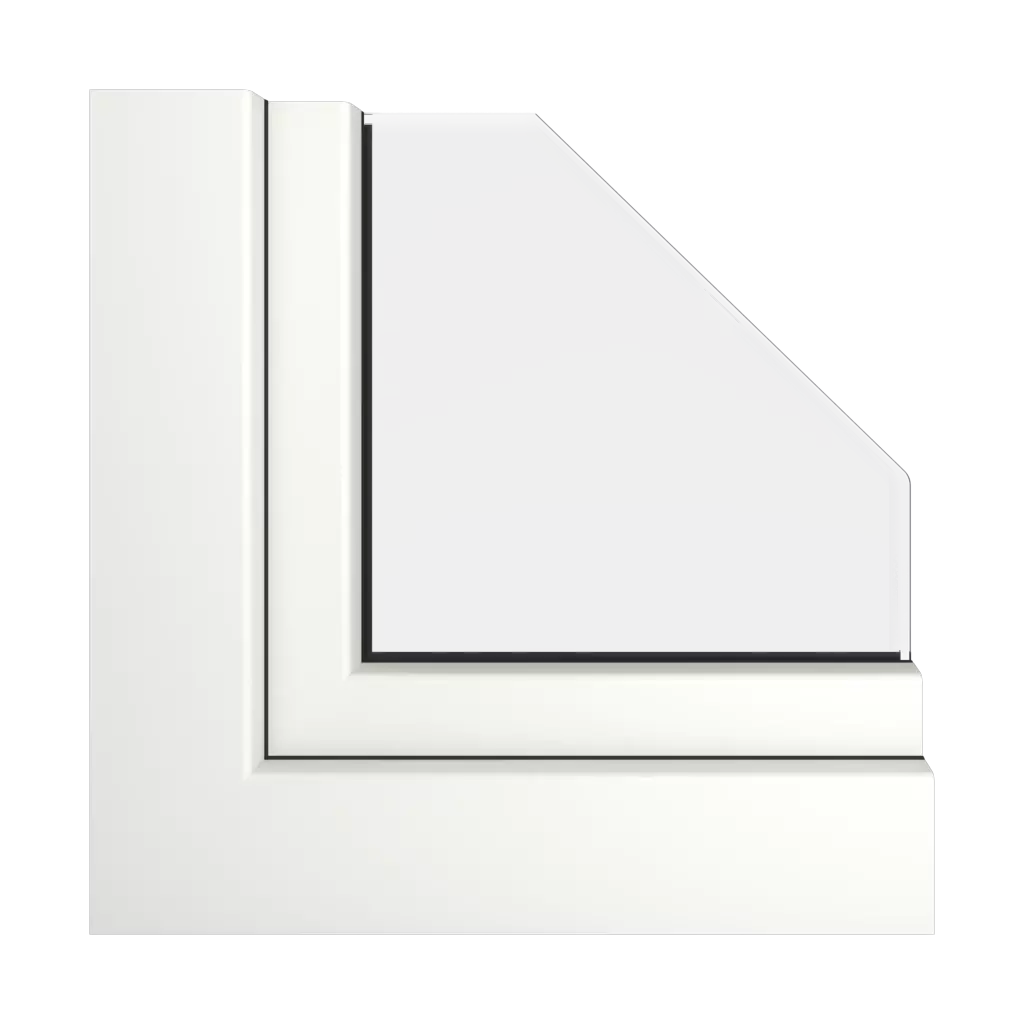 Verkehrsweiß RAL 9016 Acrylat fenster fensterprofile gealan hst-s-9000