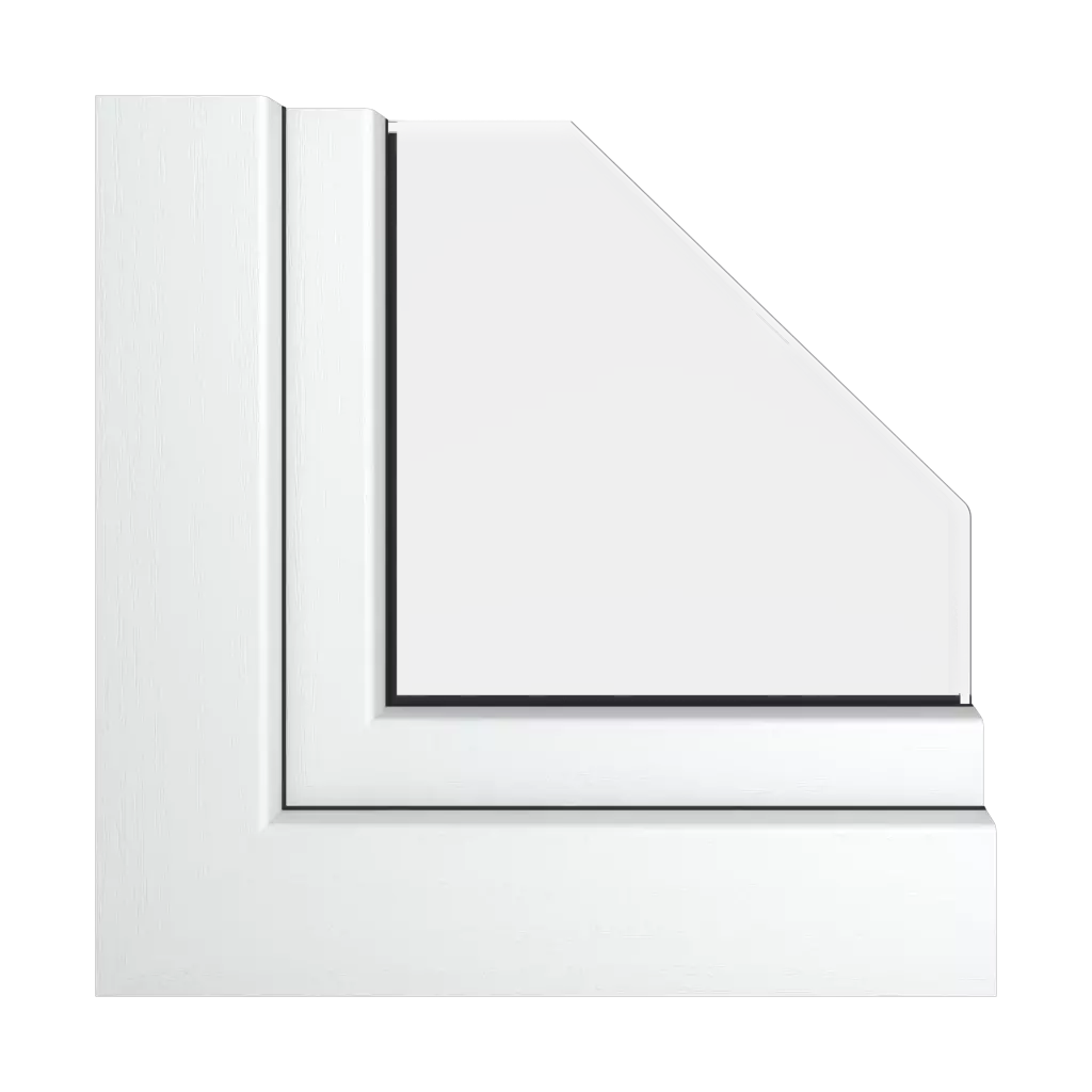 Reinweiß RAL 9010 fenster fensterprofile gealan hst-s-9000