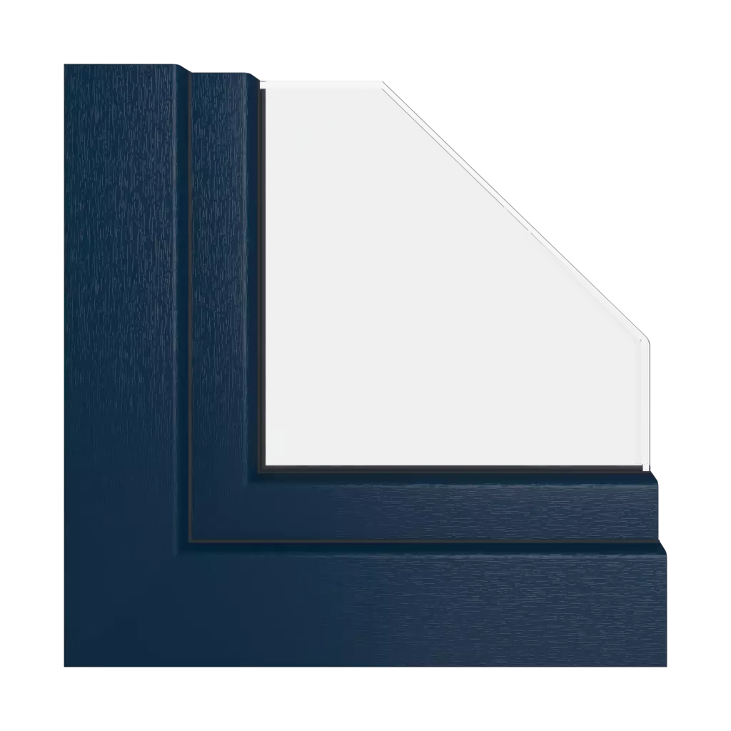 Dunkelblau RAL 5011 produkte fensterpakete pvc-design-plus   