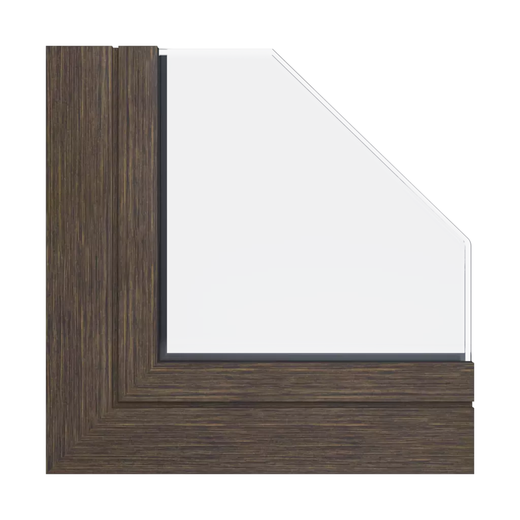 Wenge-Holz-Effekt produkte aluminiumfenster    