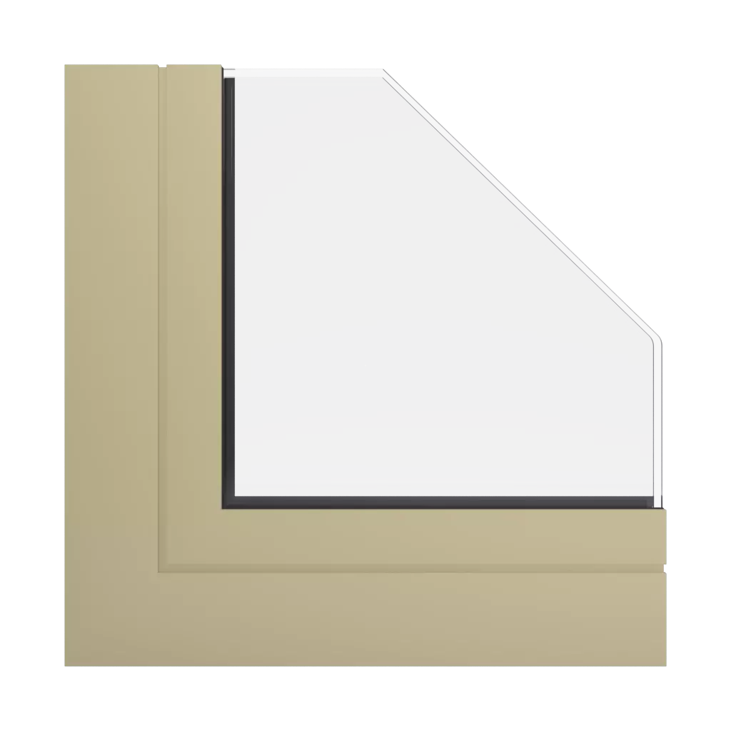 RAL 1000 Grünbeige fenster fensterprofile aluprof mb-86si