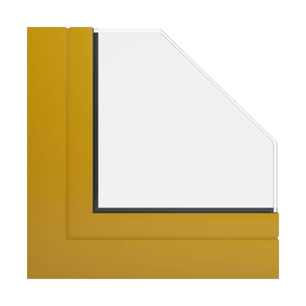 RAL 1005 Honiggelb fenster fensterfarbe farben cdm-aluminium-holz-kiefernfarben