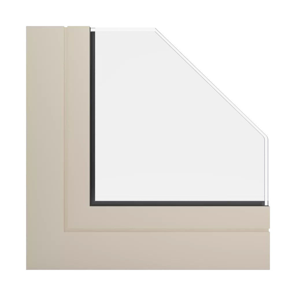 RAL 1015 Hellelfenbein produkte aluminiumfenster    