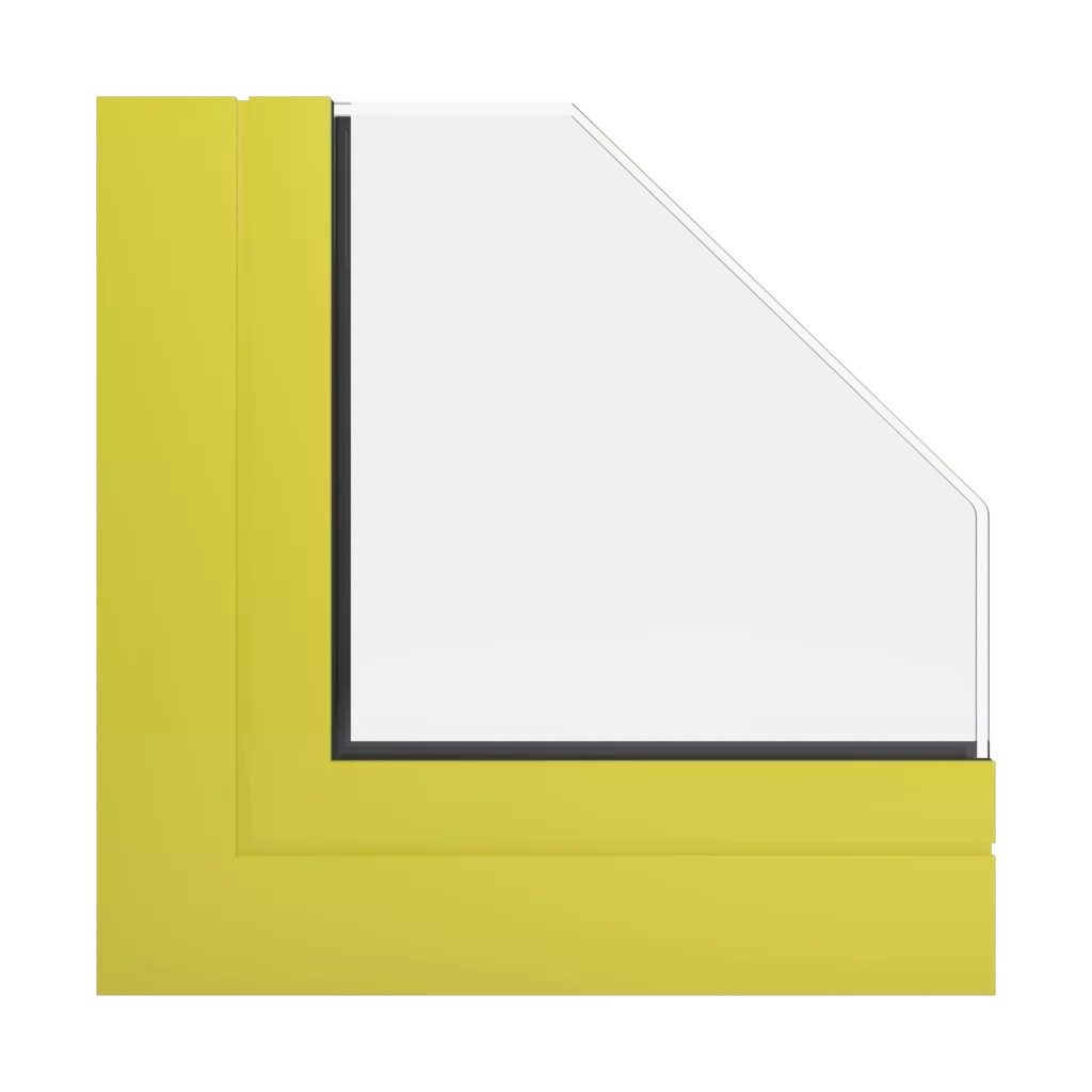 RAL 1016 Schwefelgelb fenster fensterprofile aliplast folie-plus