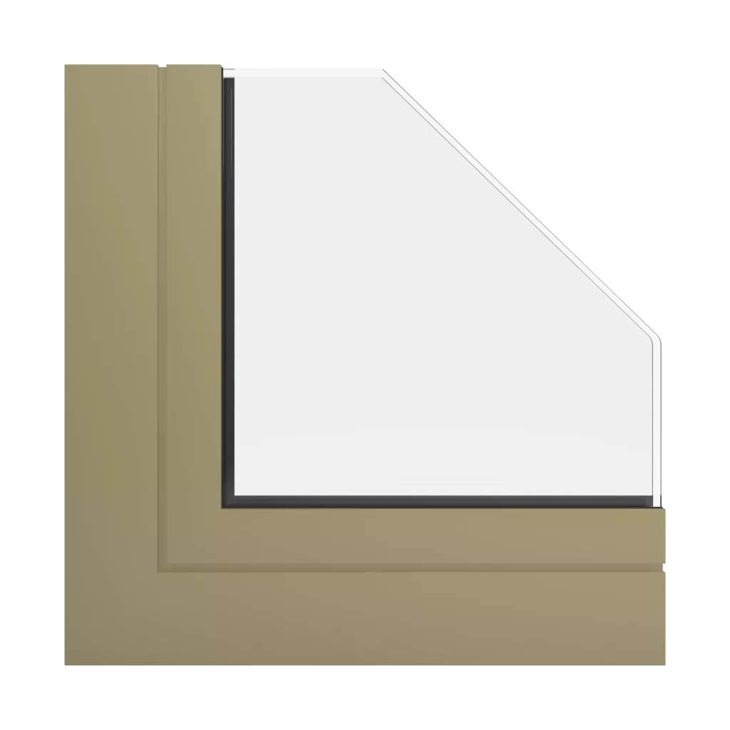 RAL 1020 Olivgelb produkte aluminiumfenster    