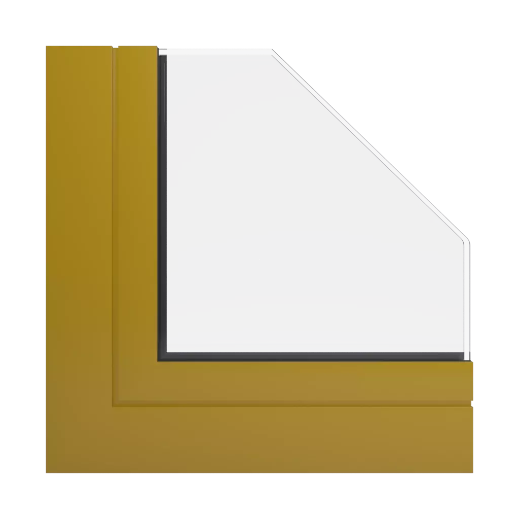 RAL 1027 Currygelb fenster fensterprofile aluprof mb-60e-ei