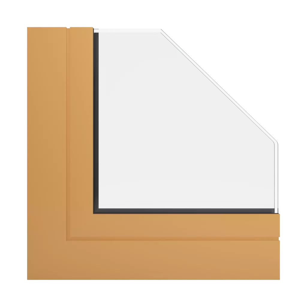 RAL 1034 Pastellgelb fenster fensterprofile aluprof mb-86si