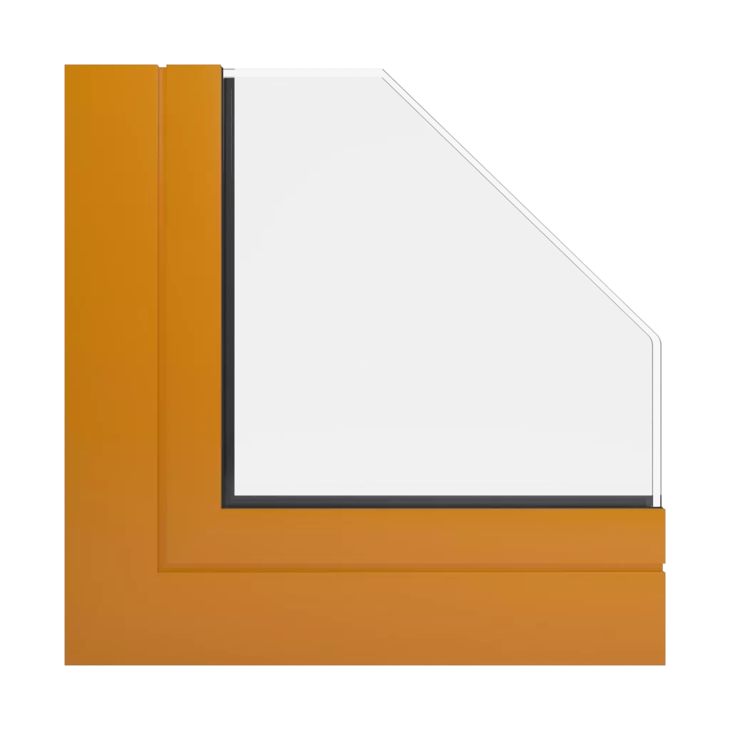 RAL 2000 Gelborange produkte aluminiumfenster    