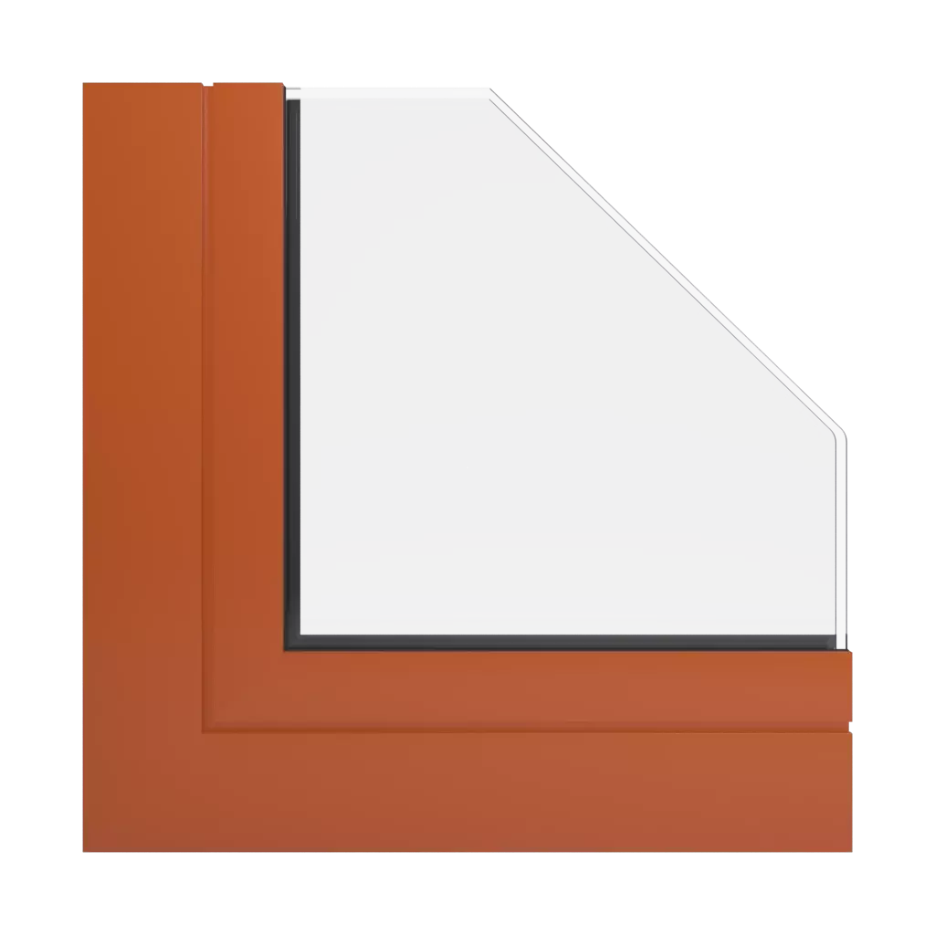 RAL 2001 Rotorange produkte klappfenster    