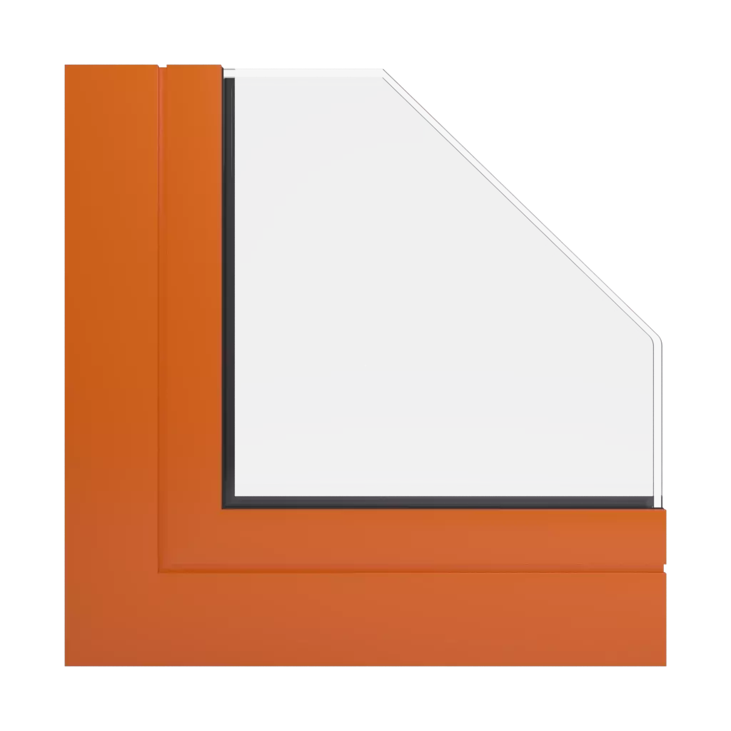 RAL 2004 Reinorange fenster fensterprofile aliplast victoria-plus