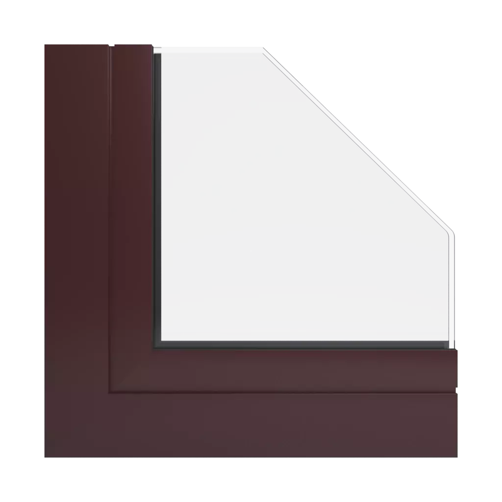 RAL 3007 Schwarzrot produkte klappfenster    