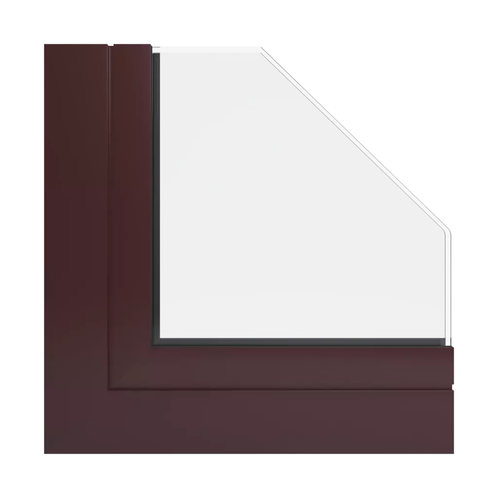 RAL 3007 Schwarzrot fenster fensterprofile aliplast folie-plus