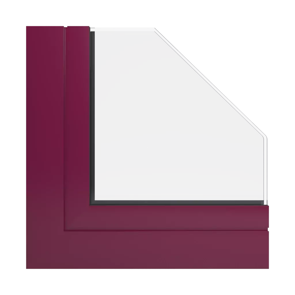 RAL 4004 Bordeauxviolett fenster fensterprofile aluprof mb-86si