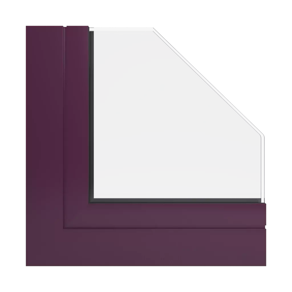 RAL 4007 Purpurviolett fenster fensterprofile ponzio sl1600tt-hallo