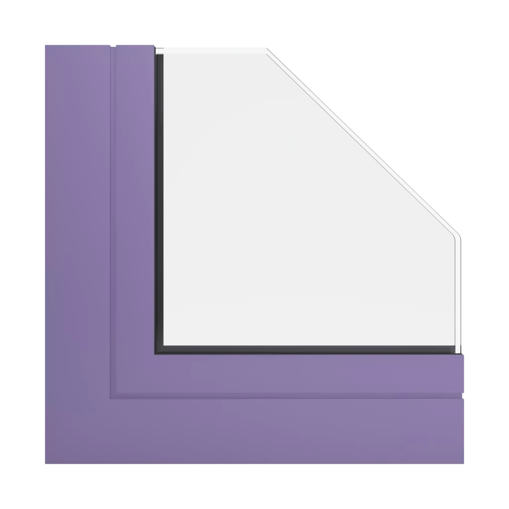 RAL 4011 Perlviolett fenster fensterprofile aliplast victoria-plus