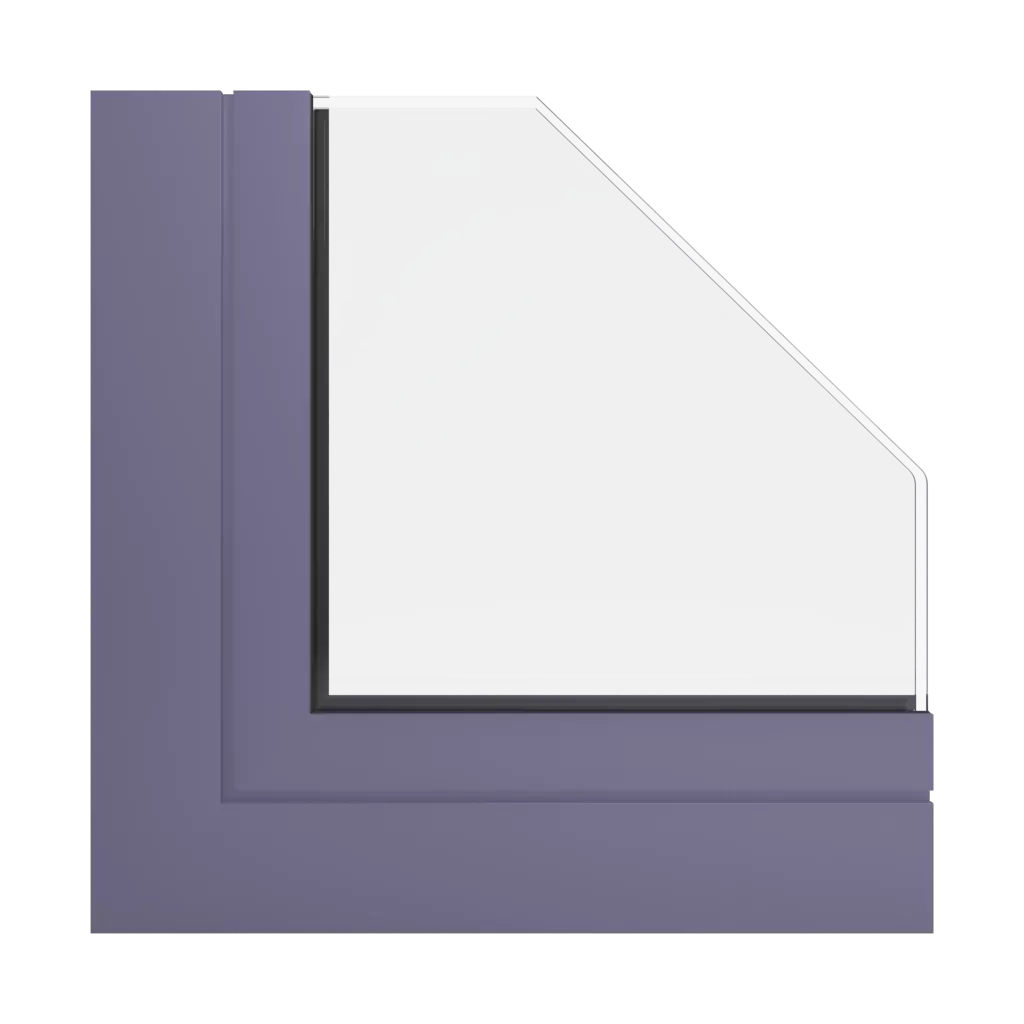 RAL 4012 Perlbrombeer fenster fensterprofile aliplast victoria-plus