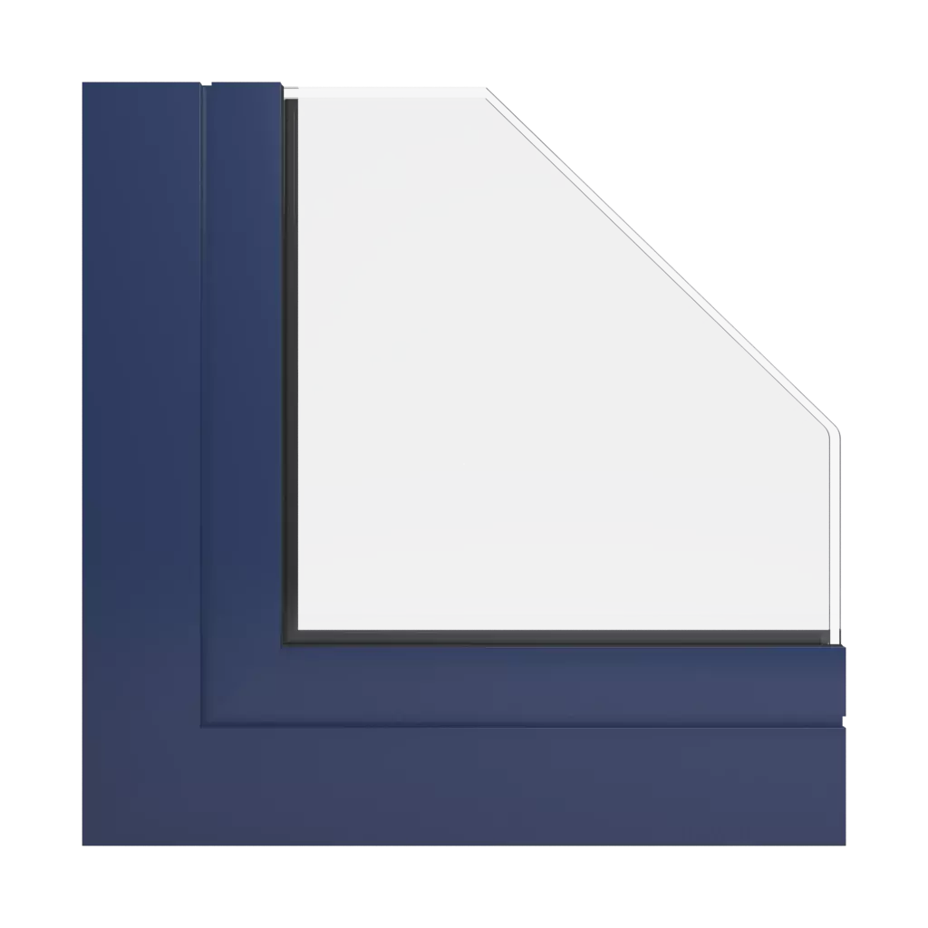 RAL 5003 Saphirgrau produkte aluminiumfenster    