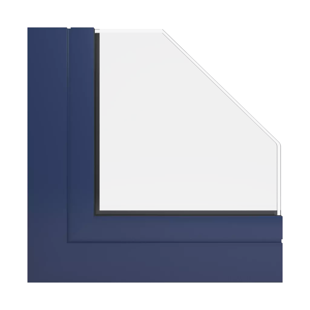 RAL 5003 Saphirgrau fenster fensterprofile aliplast imperial-i