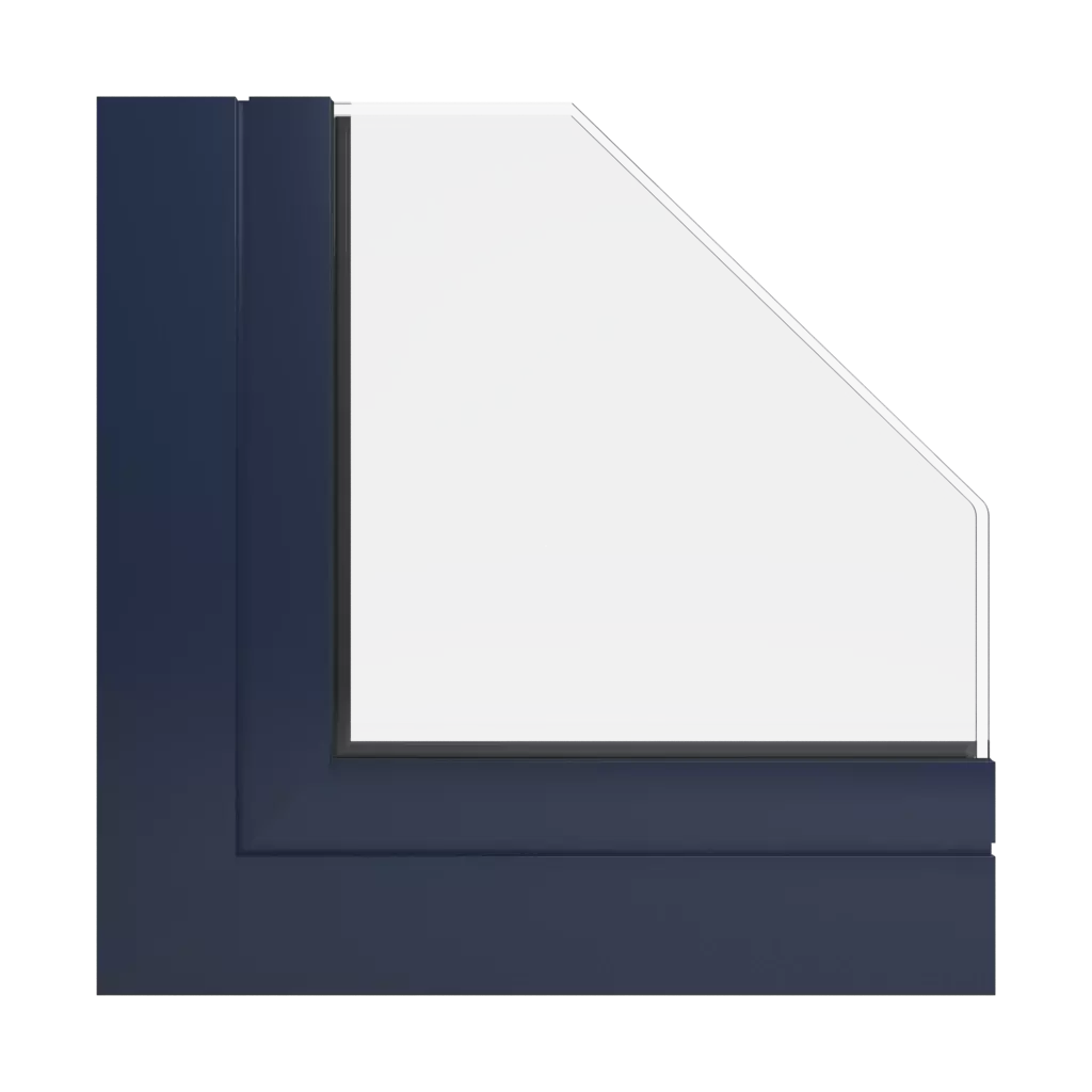 RAL 5011 Stahlblau fenster fensterprofile aliplast folie-plus