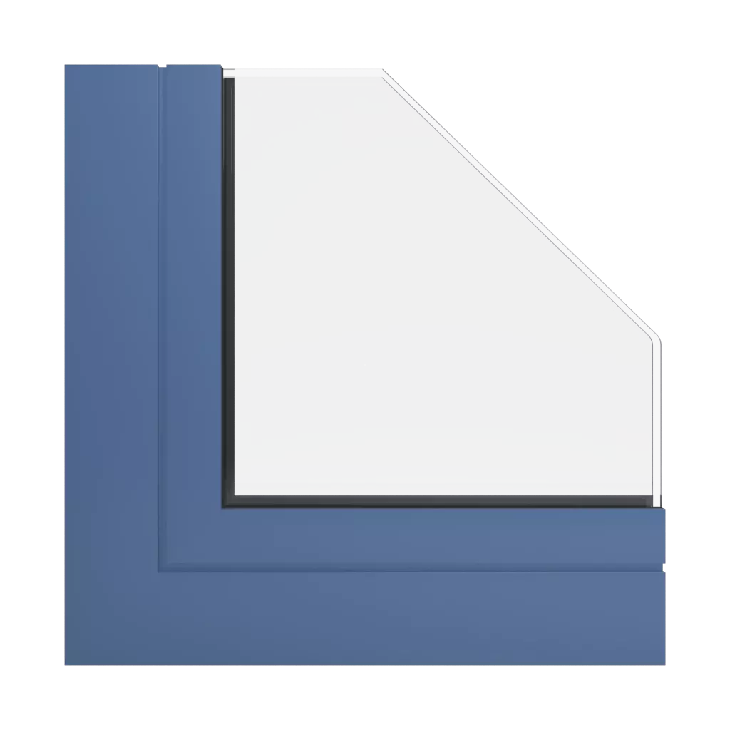 RAL 5023 Fernblau fenster fensterprofile aluprof mb-86si