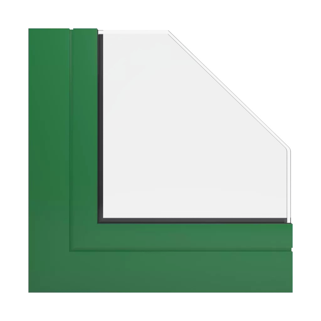 RAL 6001 Smaragdgrün fenster fensterprofile aluprof mb-sr50n-ei