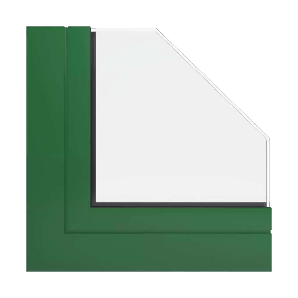 RAL 6002 Laubgrün fenster fensterprofile aliplast folie-plus