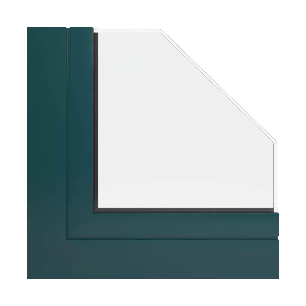 RAL 6004 Blaugrün fenster fensterprofile ponzio sl600ttevo