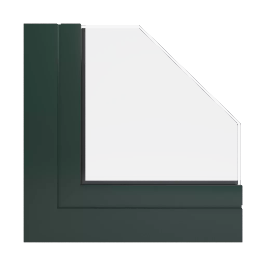 RAL 6009 Tannengrün fenster fensterprofile aluprof mb-60e-ei