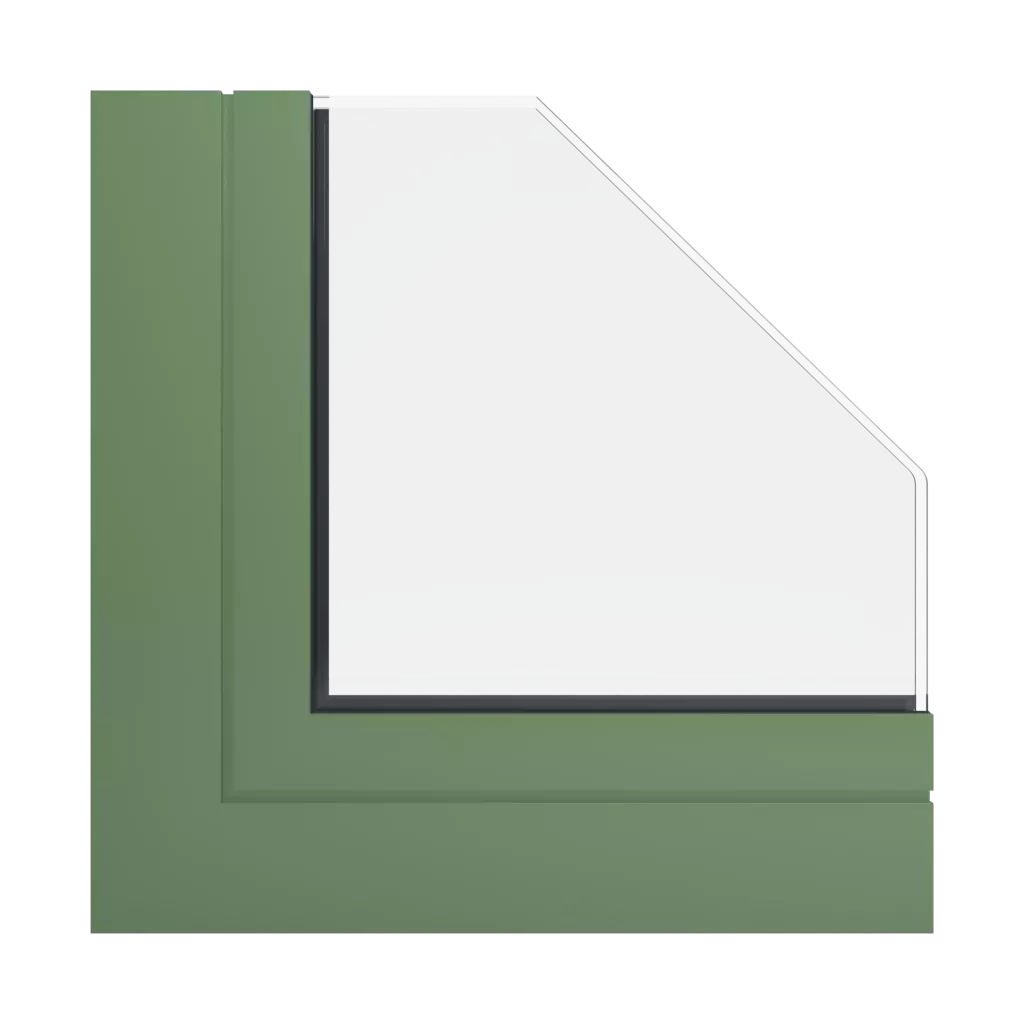 RAL 6011 Resedagrün fenster fensterprofile ponzio pe96