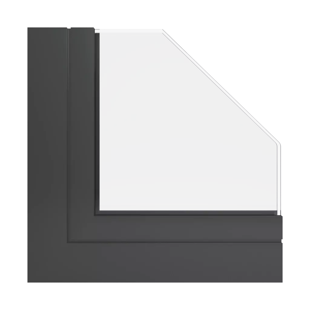 RAL 6015 Schwarzoliv fenster fensterprofile ponzio pe96