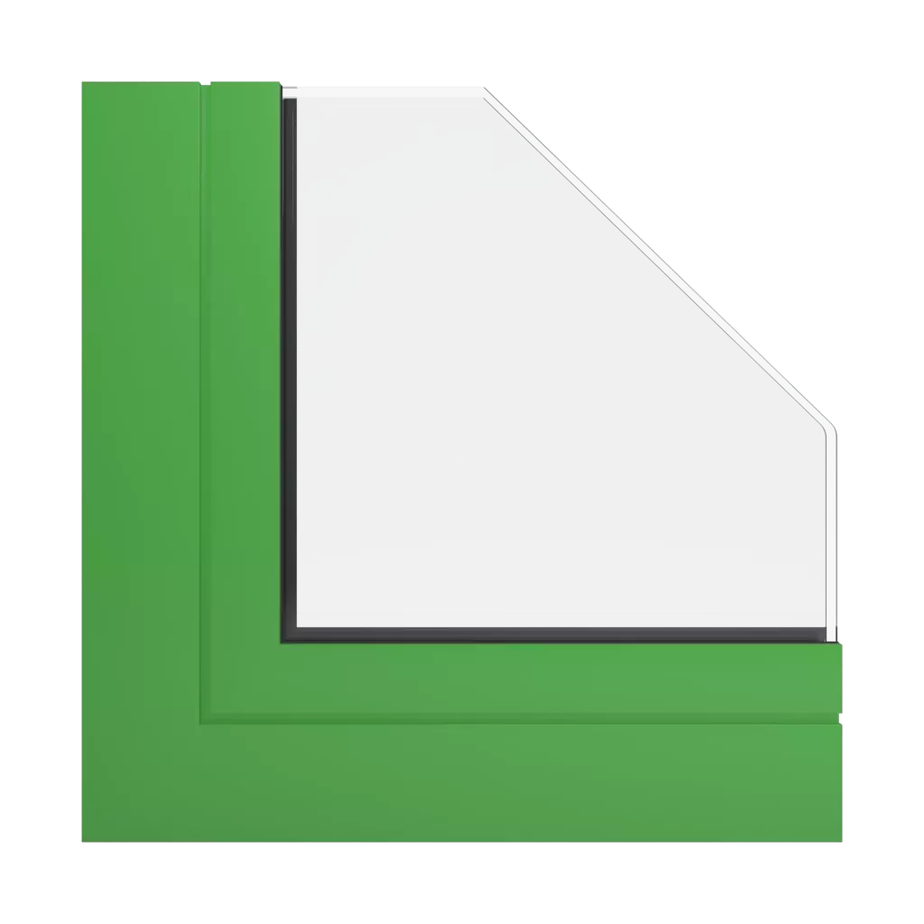 RAL 6018 Gelbgrün fenster fensterprofile aliplast folie-plus