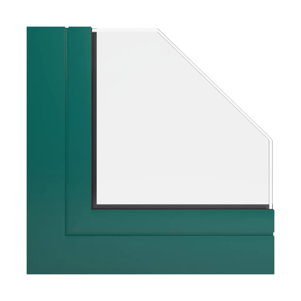 RAL 6026 Opalgrün fenster fensterfarbe farben cdm-aluminium-holz-kiefernfarben