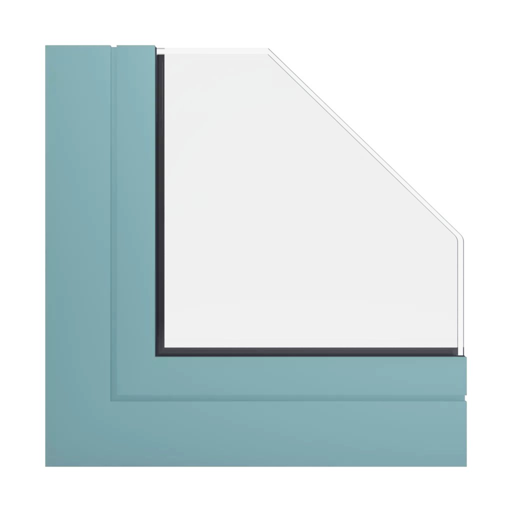 RAL 6034 Pastelltürkis produkte klappfenster    