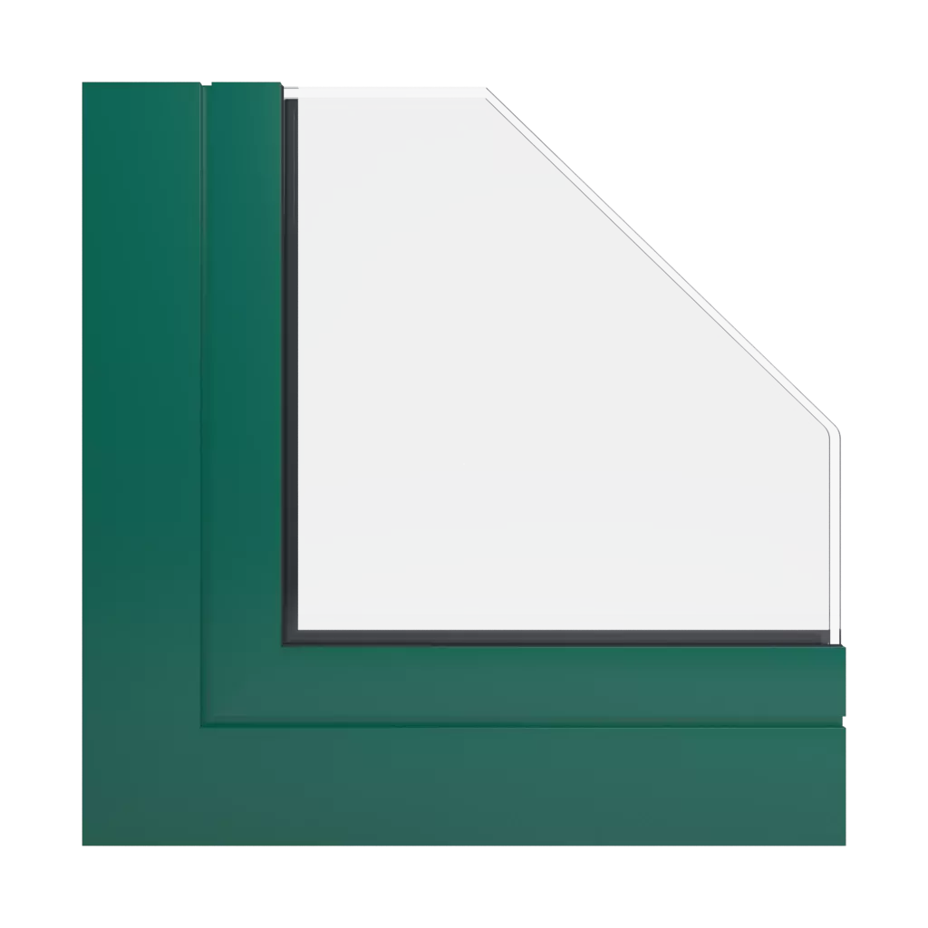 RAL 6036 Perlopalgrün produkte klappfenster    
